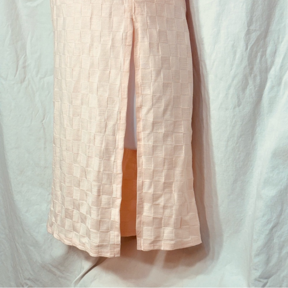 Urban Outfitters V Strap Midi Skirt | Soft Pink | Size L